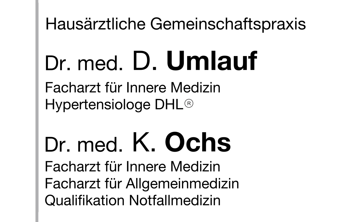 Learn more about Hausärztliche BAG Dr. Umlauf und Ochs.